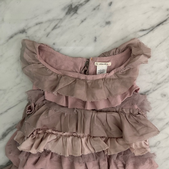 Crewcuts 4-5 Silk & Cotton Ruffle Dress - Picture 6 of 12